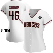 John Curtiss Women's Arizona Diamondbacks White Replica Home 2023 World Series Jersey