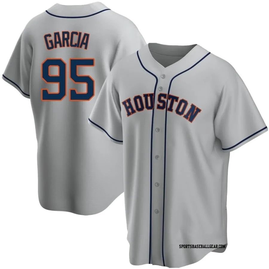 John Garcia Men's Houston Astros Gray Replica Road Jersey