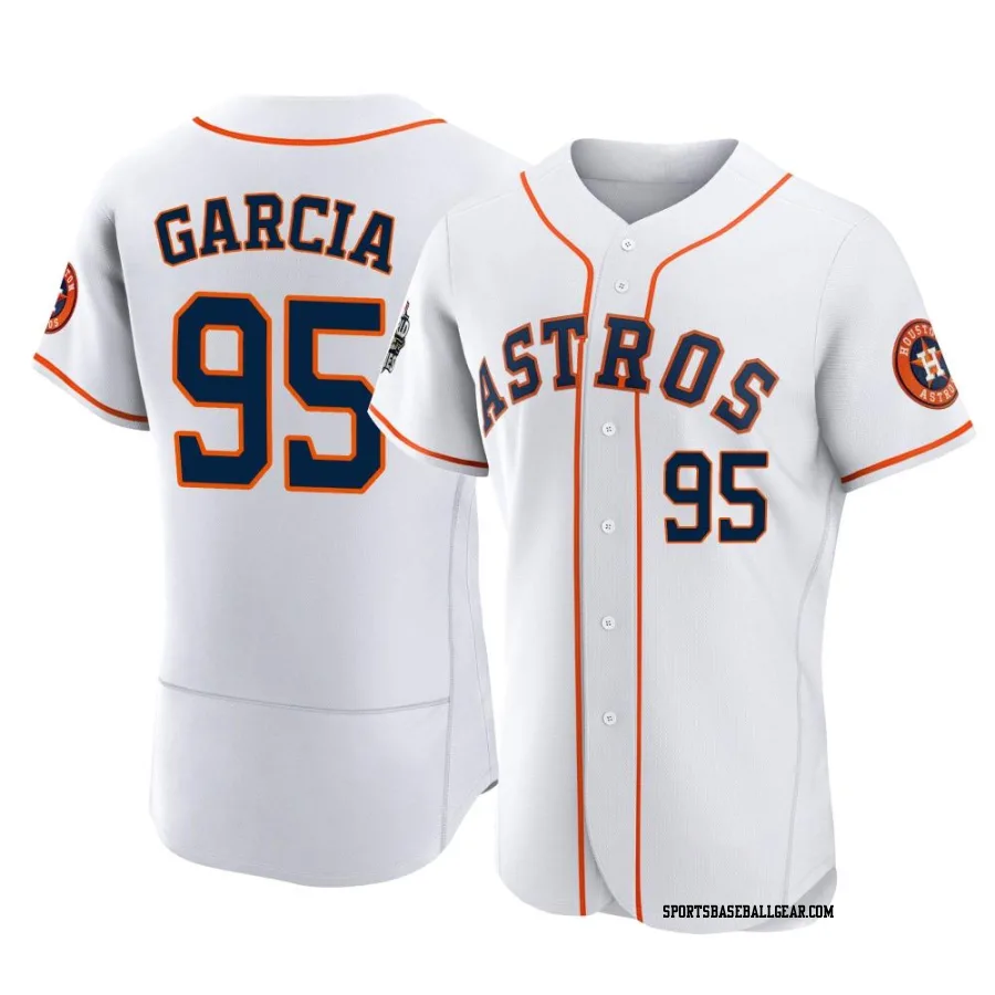 John Garcia Men's Houston Astros White Authentic 2022 World Series Home Jersey