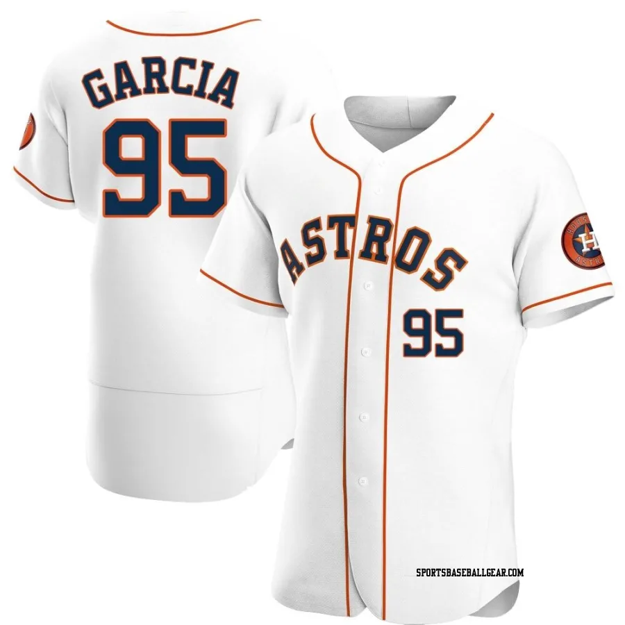 John Garcia Men's Houston Astros White Authentic Home Jersey