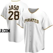John Jaso Youth Pittsburgh Pirates White Replica Home Jersey