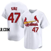 John King Youth St. Louis Cardinals White Limited Home Jersey