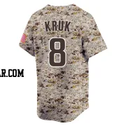 John Kruk Men's San Diego Padres Camo Limited 2nd Alternate Jersey