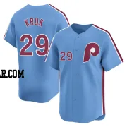 John Kruk Youth Philadelphia Phillies Light Blue Limited Alternate Jersey