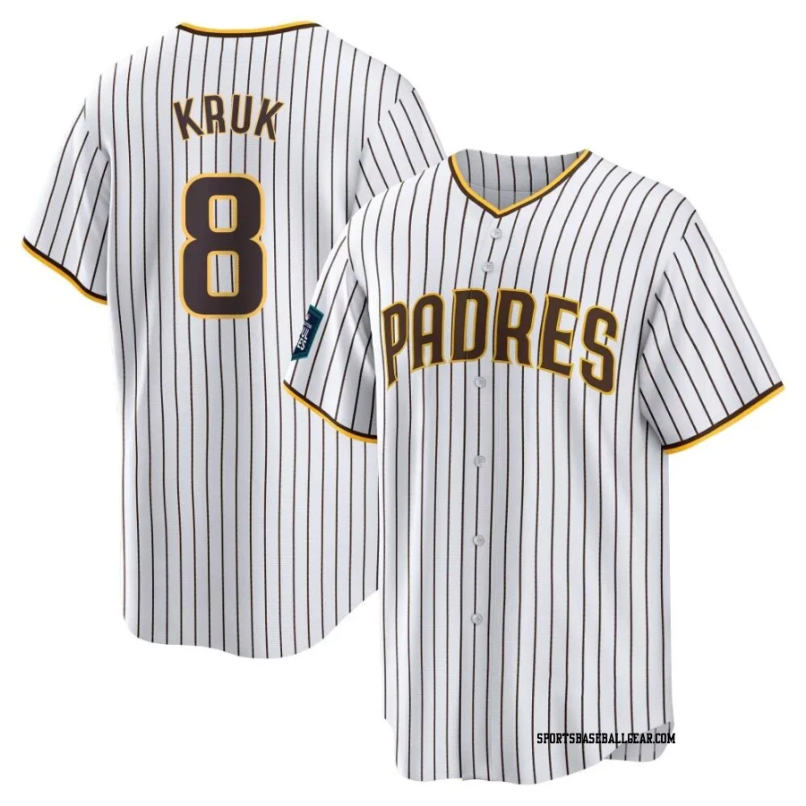 John Kruk Youth San Diego Padres White Replica 2024 World Tour Seoul Series Home Jersey