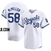 John McMillon Men's Kansas City Royals White Limited Home Jersey