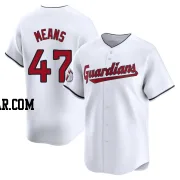 John Means Men's Cleveland Guardians White Limited Home Jersey