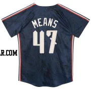 John Means Toddler Cleveland Guardians Navy Limited Preschool & 2024 City Connect Jersey