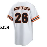 John Montefusco Men's San Francisco Giants White Limited Throwback Cooperstown Collection Jersey