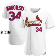 John Nogowski Men's St. Louis Cardinals White Authentic Home Jersey