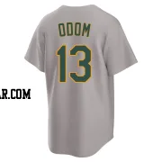 John Odom Men's Oakland Athletics Gray Replica Away 2.0 Jersey
