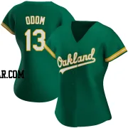 John Odom Women's Oakland Athletics Green Replica Kelly Alternate Jersey
