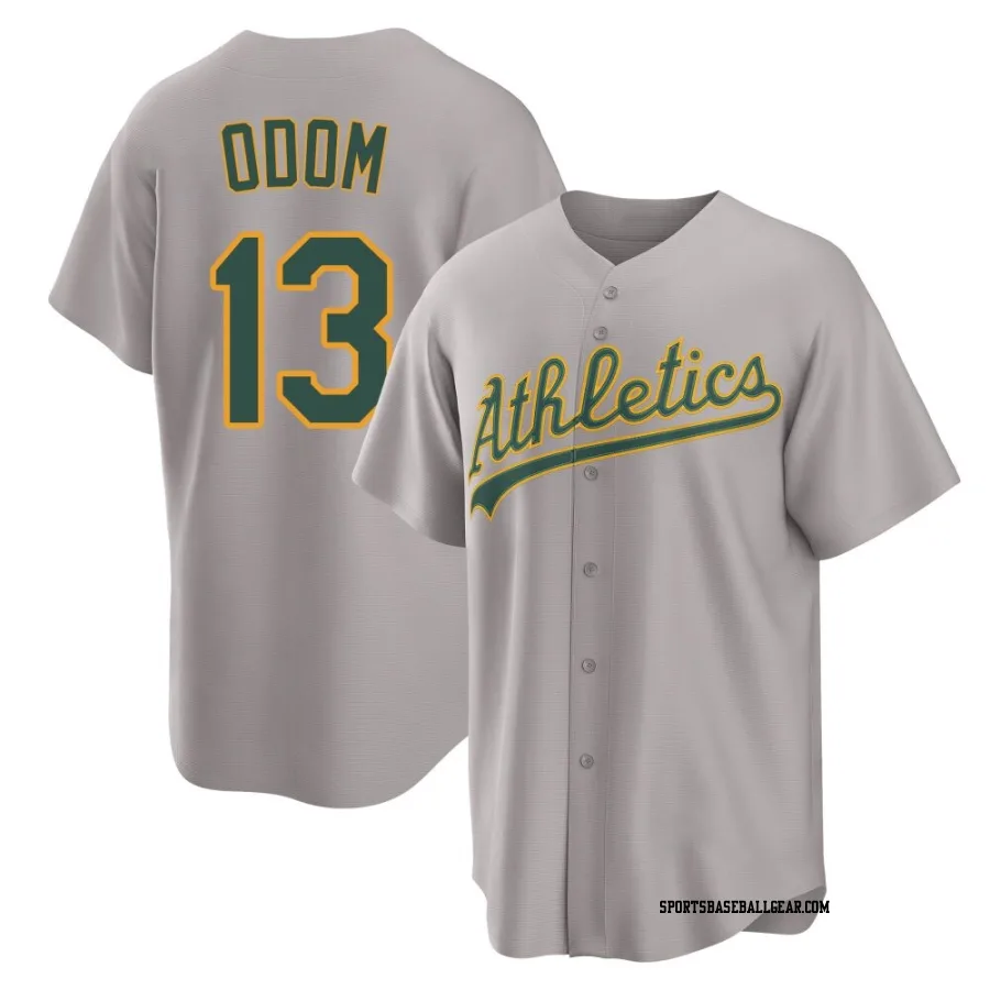 John Odom Youth Oakland Athletics Gray Replica Away 2.0 Jersey