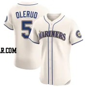 John Olerud Men's Seattle Mariners Cream Elite Alternate Jersey