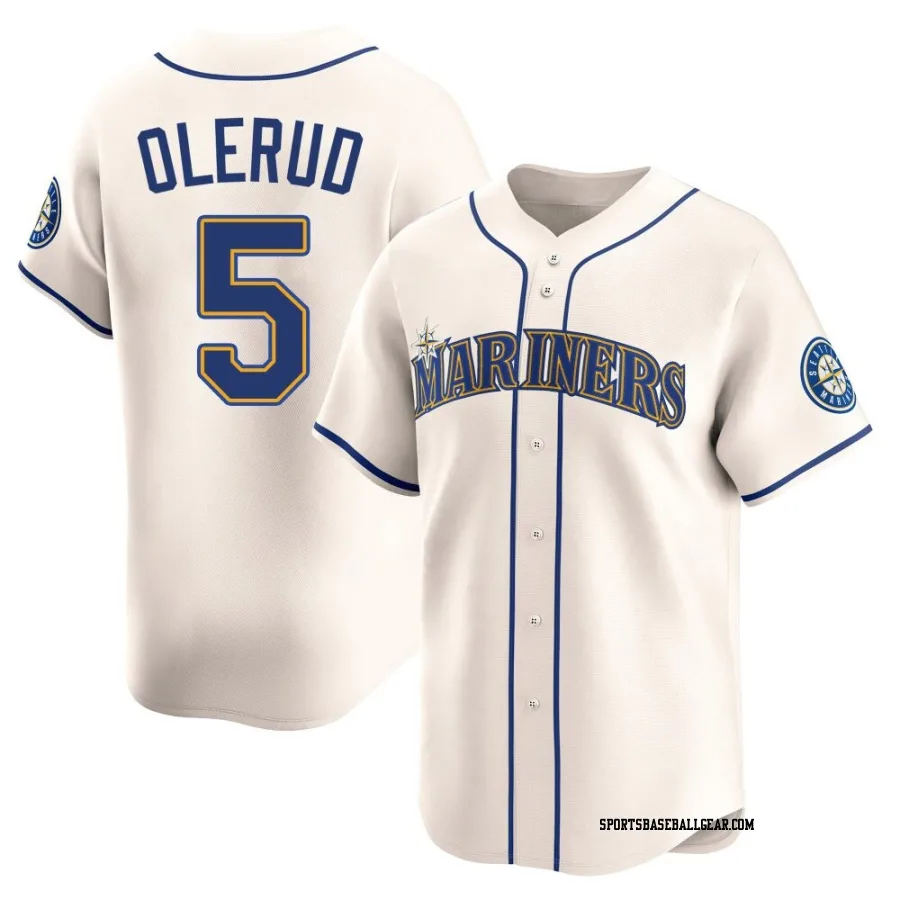John Olerud Men's Seattle Mariners Cream Limited Alternate Jersey
