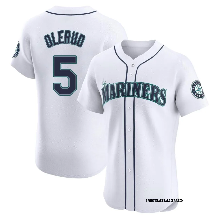John Olerud Men's Seattle Mariners White Elite Home Jersey