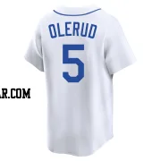 John Olerud Men's Seattle Mariners White Limited Throwback Cooperstown Collection Jersey