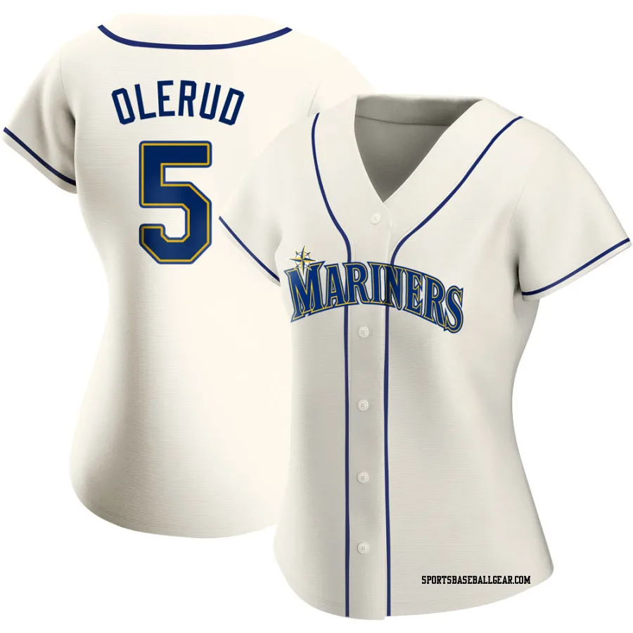 John Olerud Women's Seattle Mariners Cream Replica Alternate Jersey