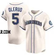 John Olerud Youth Seattle Mariners Cream Limited Alternate Jersey