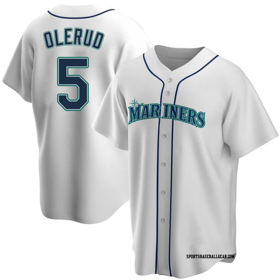 John Olerud Youth Seattle Mariners White Replica Home Jersey