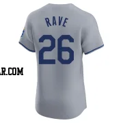 John Rave Men's Kansas City Royals Gray Elite Road Jersey