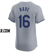 John Rave Men's Kansas City Royals Gray Elite Road Jersey