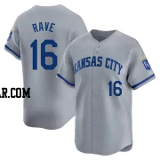 John Rave Men's Kansas City Royals Gray Limited Away Jersey