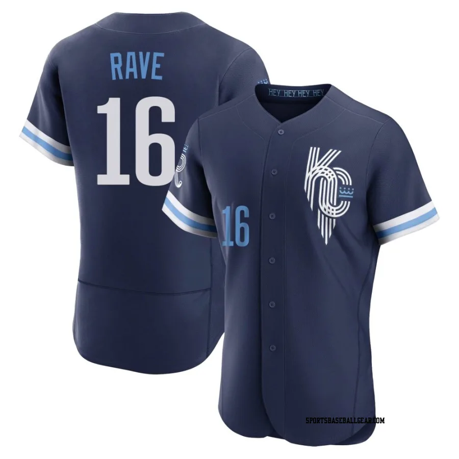 John Rave Men's Kansas City Royals Navy Authentic 2022 City Connect Jersey