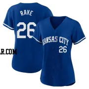 John Rave Men's Kansas City Royals Royal Replica 2022 Alternate Jersey