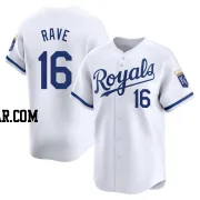 John Rave Men's Kansas City Royals White Limited Home Jersey