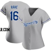 John Rave Women's Kansas City Royals Gray Replica Road Jersey