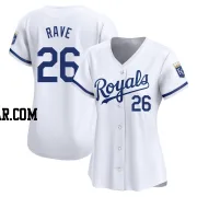 John Rave Women's Kansas City Royals White Limited Home Jersey