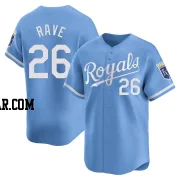 John Rave Youth Kansas City Royals Light Blue Limited Alternate Jersey