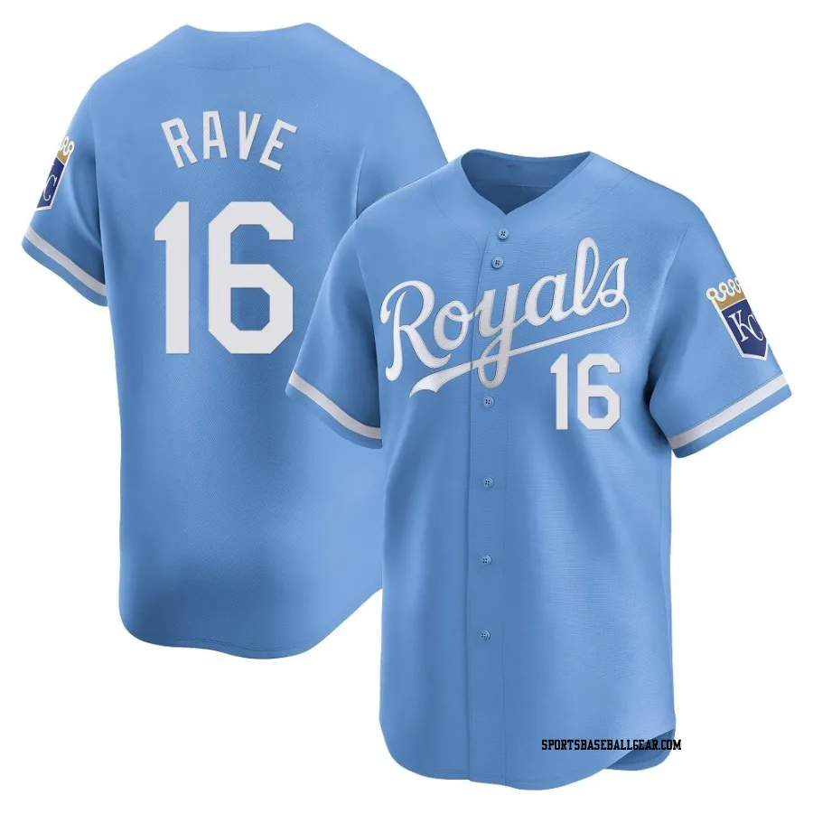 John Rave Youth Kansas City Royals Light Blue Limited Alternate Jersey