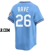 John Rave Youth Kansas City Royals Light Blue Limited Throwback Cooperstown Collection Jersey