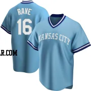 John Rave Youth Kansas City Royals Light Blue Replica Road Cooperstown Collection Jersey