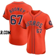 John Rooney Men's Houston Astros Orange Elite Alternate Vapor Premier Jersey