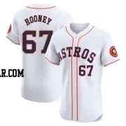 John Rooney Men's Houston Astros White Elite Home Jersey