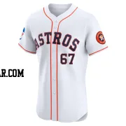 John Rooney Men's Houston Astros White Elite Home Patch Jersey