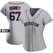 John Rooney Women's Houston Astros Gray Replica Road 2020 Jersey