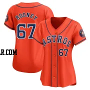 John Rooney Women's Houston Astros Orange Limited Alternate Jersey