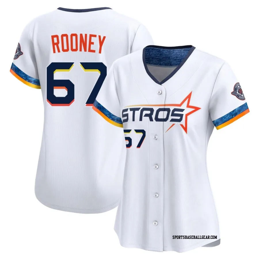 John Rooney Women's Houston Astros White Limited 2025 City Connect Jersey