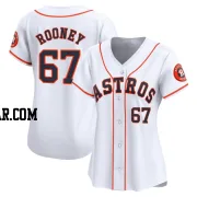 John Rooney Women's Houston Astros White Limited Home Jersey