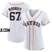 John Rooney Women's Houston Astros White Replica 2022 World Series Champions Home Jersey