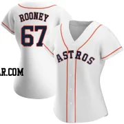 John Rooney Women's Houston Astros White Replica Home Jersey