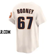 John Rooney Youth Houston Astros Cream Limited Throwback Cooperstown Collection Jersey