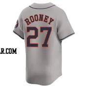 John Rooney Youth Houston Astros Gray Limited Away Jersey