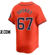 John Rooney Youth Houston Astros Orange Limited Alternate Jersey
