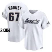 John Rooney Youth Houston Astros White Limited Throwback Cooperstown Collection Jersey