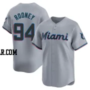 John Rooney Youth Miami Marlins Gray Limited Road Jersey